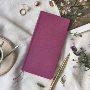 Colors Peony Purple Weeks Hardcover Book / Weekly Horizontal / ENG or JPN edition / Jan or Apr start / Mon start
