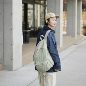 Olive Beige Foldable Backpack