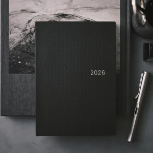 Paper Series Black Gingham HON / A5 Size / Daily / ENG or JPN edition / Jan start / Mon start