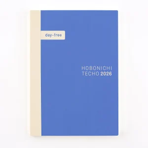 Hobonichi Techo 2026 Japanese Day-Free Book (January Start) A5 size / Monthly / Jan start / Mon start